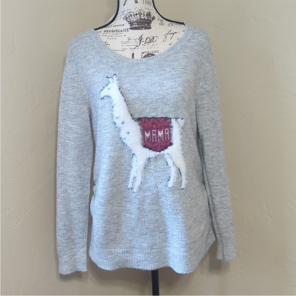 A Glow Maternity Mama Llama Sweater